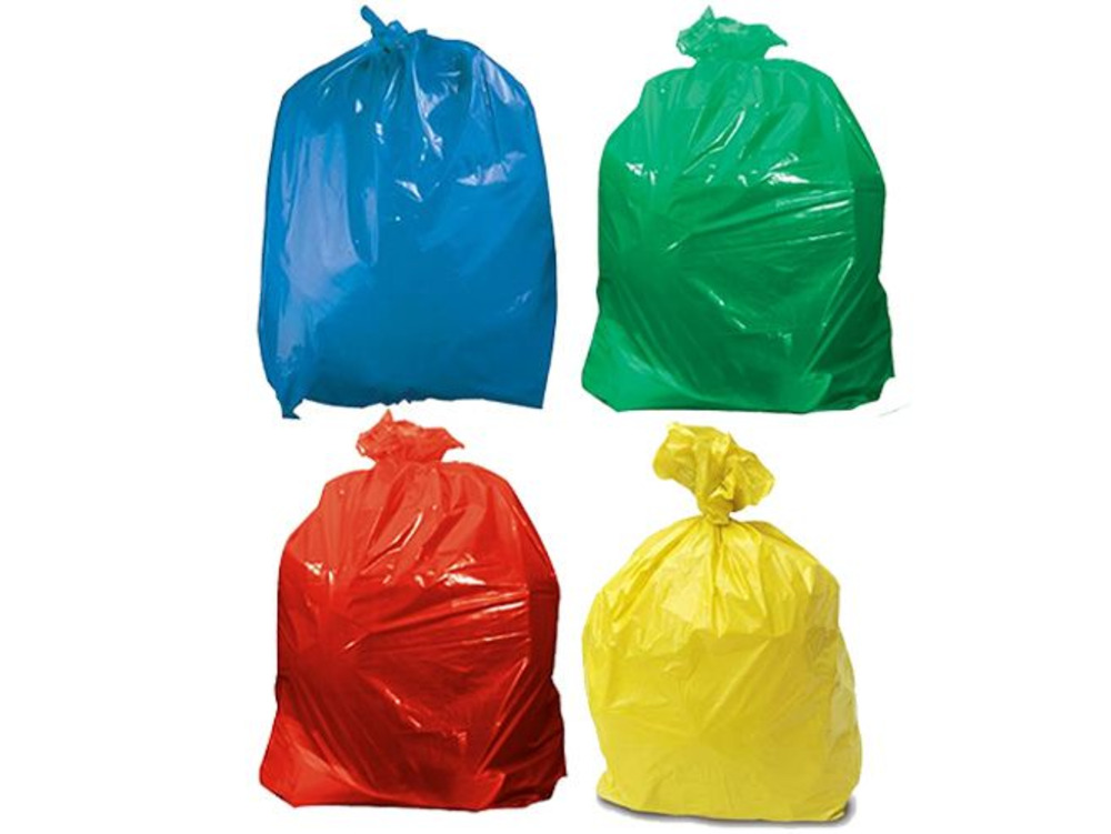 Coloured sacks